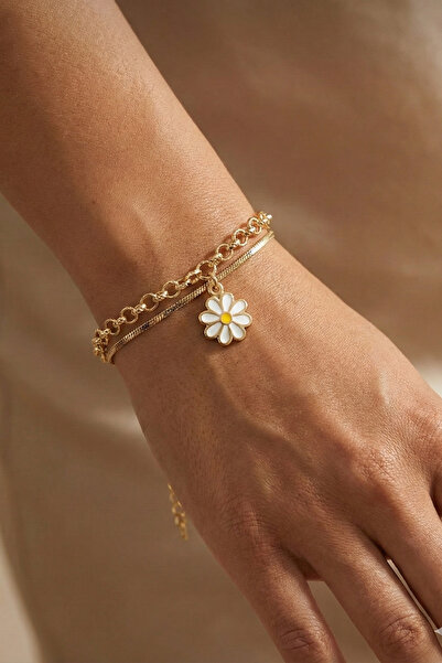 Duke Nickle سوار نسائي مكون من قطعتين على شكل ديزي Dbbl3122