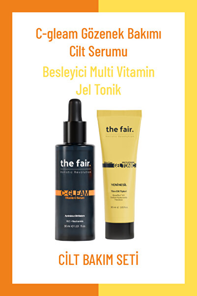 the fair. Multi Vitamin Jel Tonik 30 ml ve C-gleam Gözenek Bakımı Cilt Serumu...