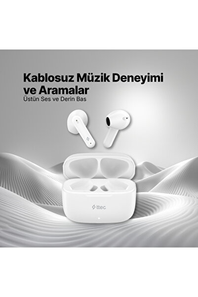 Ttec AirBeat Vibe Gerçek Kablosuz TWS Bluetooth Kulaklık - 2KM176