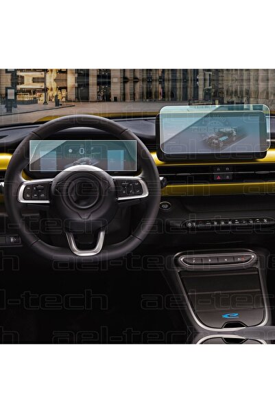 ael-tech شاشة حماية نانو 9h متوافقة مع عدادات السيارة الرقمية ونظام الملاحة م...