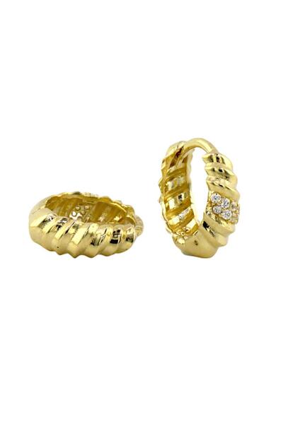 Altınkaynak 14 Ayar Altın Tasarım Küpe  -  0188055