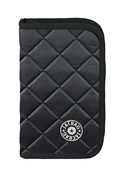 Jacbag Cover Soft-Hard Cover Quilted Pencil Case with Bookmark