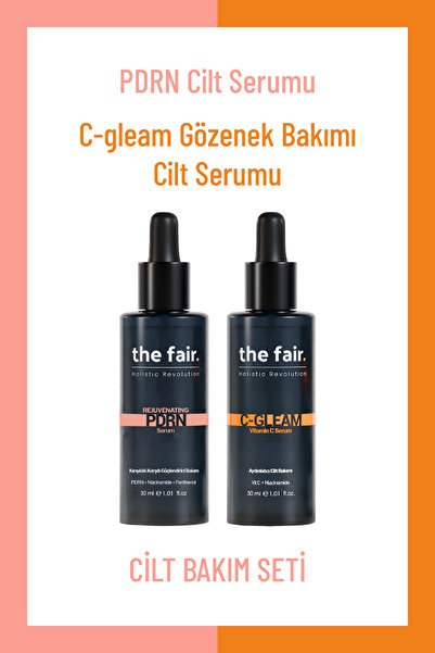 the fair. سيروم PDRN (DNA السلمون) 30 مل وسيروم البشرة C Gleam 30 مل