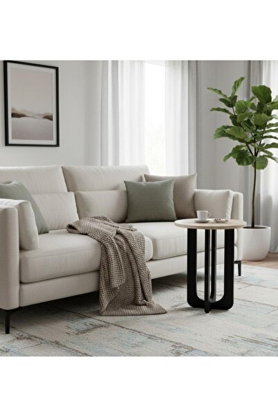 DEC13 Wooden serving table with white marble top