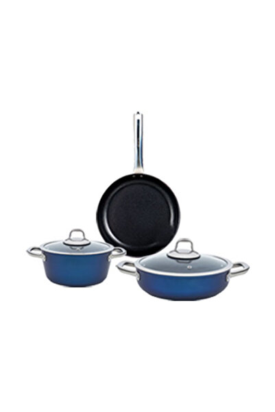 Leggno Master Daily 5 Piece Set Steel Handle Metallic Blue