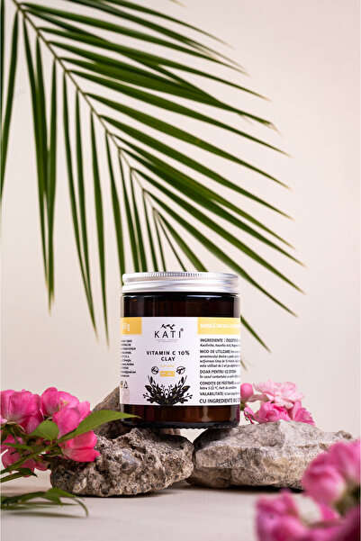KATI Vitamina C Clay 10% Nr. 30.1 - Mască Facială Diy 60 G
