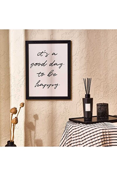 Evidea Panou de perete Deco French Cottage - Bej / Negru - 30x40 cm