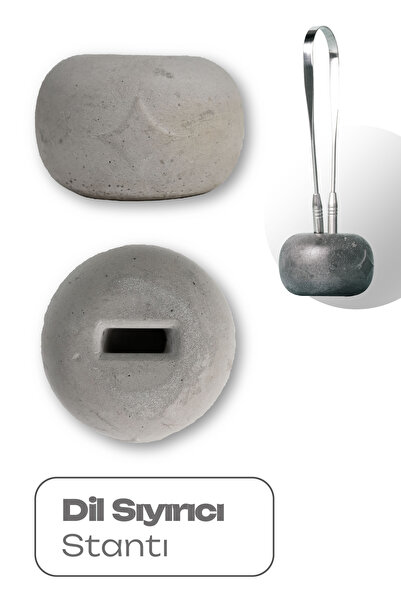 Probident Doğal El Yapımı Stant Dil Temizleme/Dil Sıyırma Aparatına Uygun (GRİ)