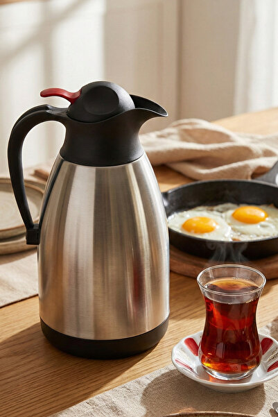 Frapan Ckr 1.2 Liter Stainless Steel Thermos Double Layer Tea Coffee Thermos