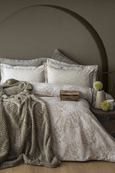 BED LİNE EVERYDAY YATAK Ö. NEVRESİM TAKIMI ÇİFT KİŞİLİK ROWENA YEŞİL