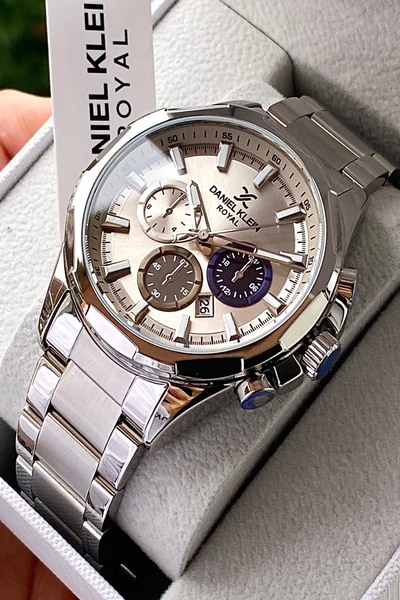 Daniel Klein Erkek Kol Saati Çelik Kordon,Takvimli,2 Yıl Garantili