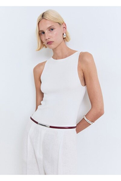 MANGO Woman İnce örgü bluz