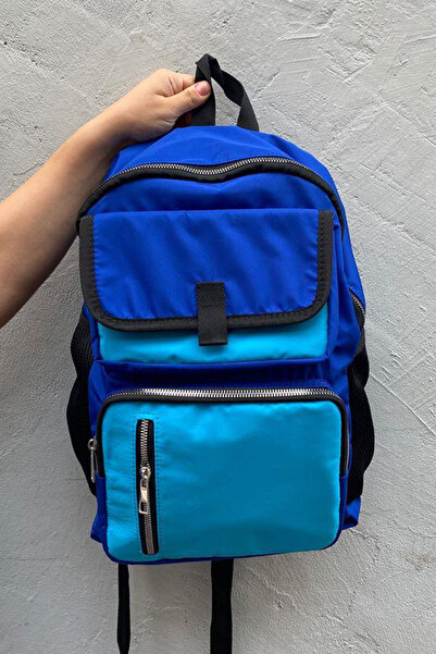 Köstebek Rucsac albastru marin cu patru compartimente - Cu compartiment pentr...