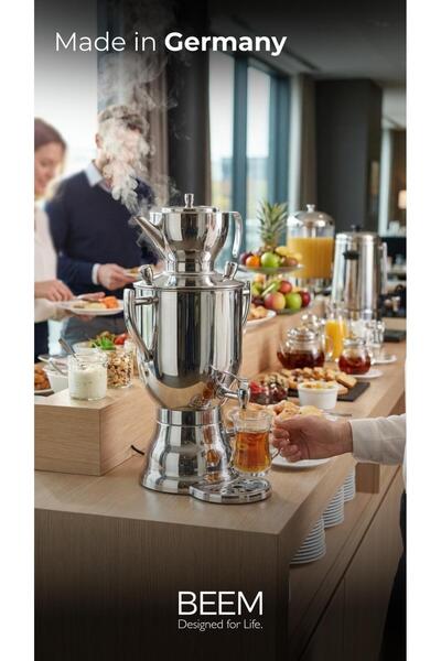 BEEM Steel Electric Tea Samovar 8 Lt
