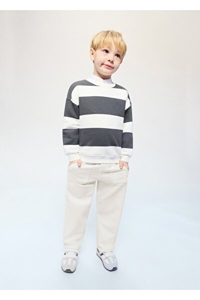 MANGO Baby Beli elastik düz jean