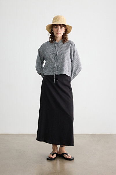 BE BLUE ΜΑΥΡΟ ΠΟΥΚΑΜΙΣΟ ΜΕ ΚΟΡΔΟΝΙΑ