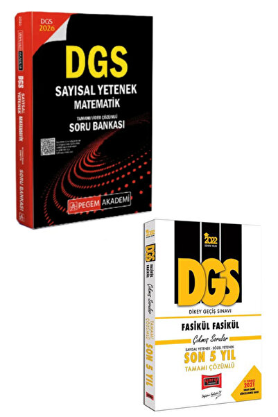 Pegem Akademi Yayıncılık 2026 DGS Matematik Sayısal Mantık Soru Bankası+DGS K...