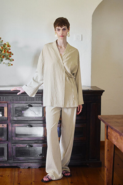 BE BLUE ΠΑΝΤΕΛΟΝΙ PALAZZO ΠΡΑΣΙΝΟ ΦΩΤΕΙΝΟ