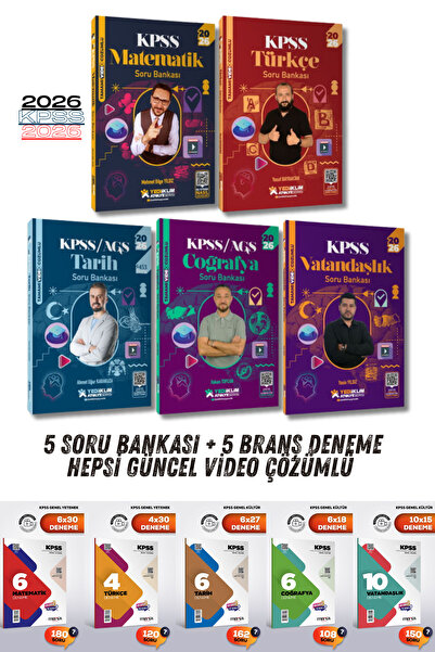 Yediiklim Yayınları 2026 KPSS Atölye Serisi Genel Yetenek Genel Kültür Tamamı...