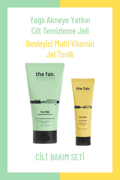 the fair. the fair. Yağlı Akneye Yatkın Cilt Temizleme Jeli 100 ml ve Besleyi...
