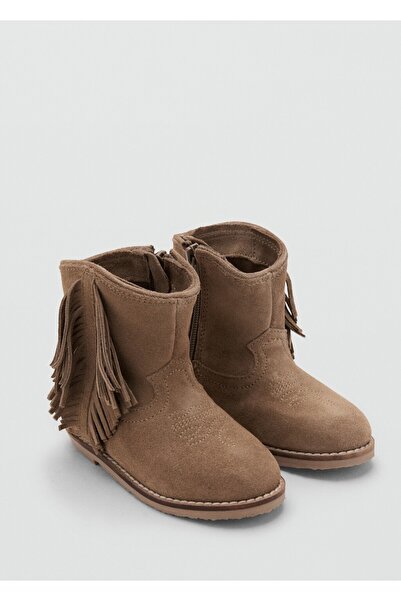MANGO Baby Püsküllü deri çizme
