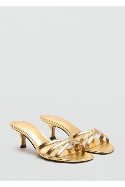 MANGO Woman Kitten topuklu bantlı sandalet