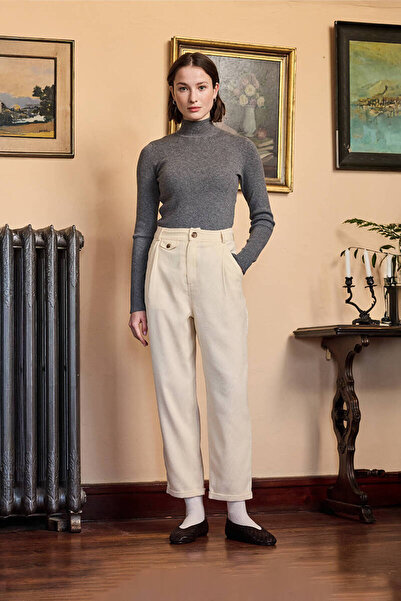 BE BLUE VANİLYA KADİFE BİNİCİ PANTOLON