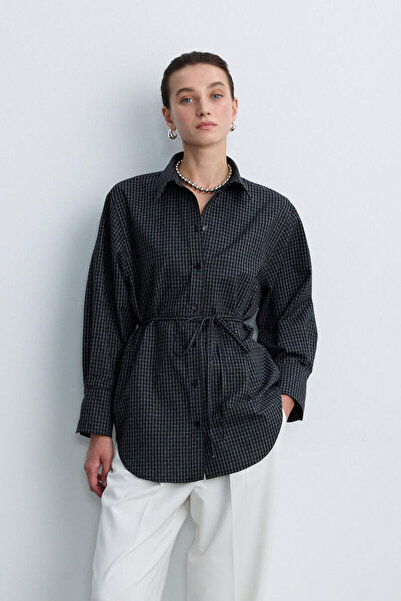 BE BLUE ΜΑΥΡΟ ΚΑΡΟ ΠΟΥΚΑΜΙΣΟ ΜΕ ΖΩΝΗ