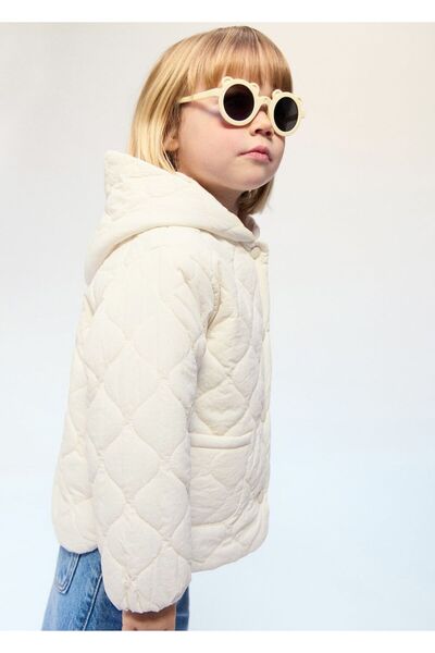 MANGO Baby Kapüşonlu kapitone anorak