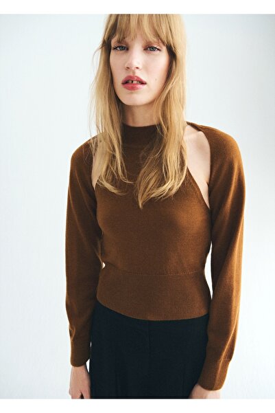 MANGO Woman Hırka tarzı kazak