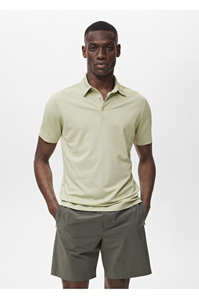 MANGO Man Croială slim COOLMAX ®   tricou polo