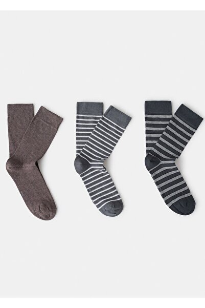 MANGO Man 3'lü karma çorap