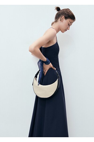 MANGO Woman Halter yaka elbise