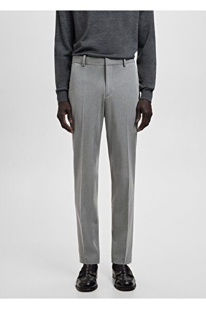 MANGO Man Süper slim fit streç kumaştan kumaş pantolon
