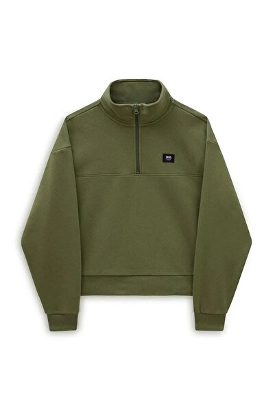 Vans Leighton Mock Neck Fleece Women's Sweatshirt - Green