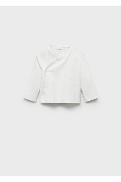 MANGO Baby V yakalı tişört