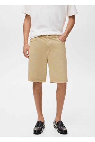 MANGO Man Rahat kesim denim bermuda şort