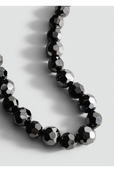 MANGO Woman Geometrik küreli kolye