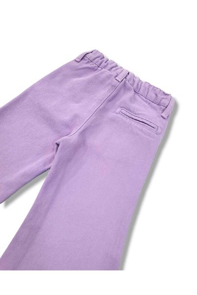 BOBBY JR KİDSWEAR Girl's Gabardine Trousers Flared Lilac