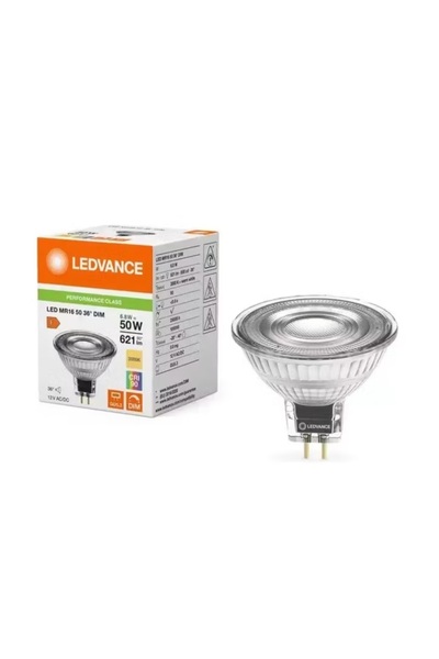 Ledvance Dimli 12v 6.8w 3000k Gün Işığı Mr16 Iğne Bacak Led Spot Ampul 621 Lm...