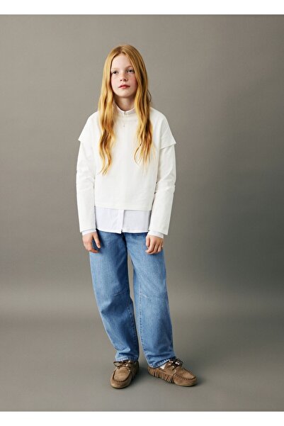 MANGO Kids Balon jean pantolon