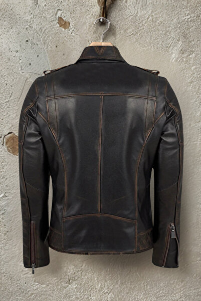 Men's Leather Biker Jackets with Best Prices | Trendyol