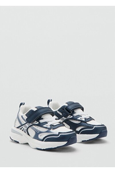 MANGO Baby İki renkli cırt cırtlı spor ayakkabı