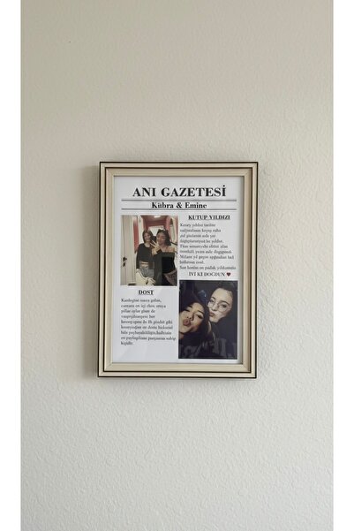 MODUS ANI GAZETESİ & sevgiliye, arkadaş , kardeşe hediyelik