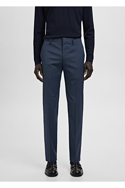 MANGO Man Süper slim fit streç kumaştan kumaş pantolon