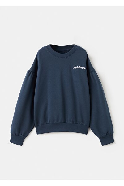MANGO Kids İşlemeli desenli sweatshirt