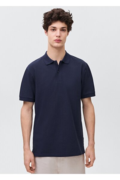 Mango Teen Pamuklu pike polo gömlek