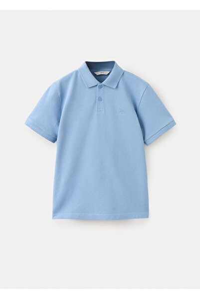 MANGO Kids Pamuklu polo gömlek