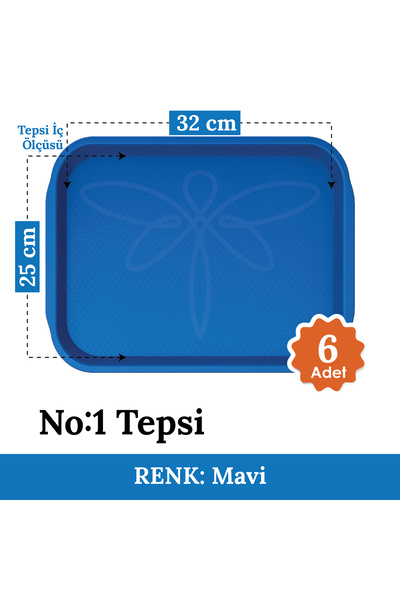 Hesna Natural No1 Fast Food Tray - Service Tray - Presentation Tray 27*36