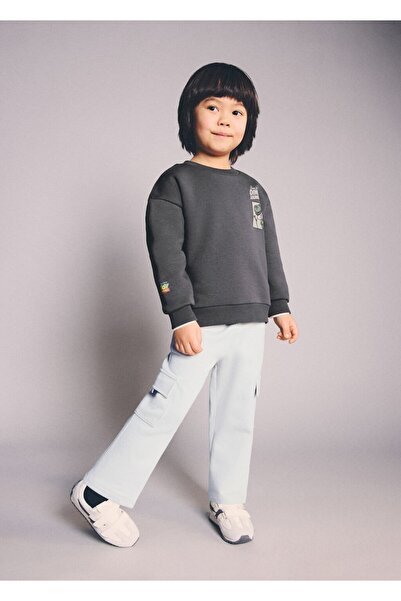 MANGO Baby Pamuklu jogger kargo pantolon